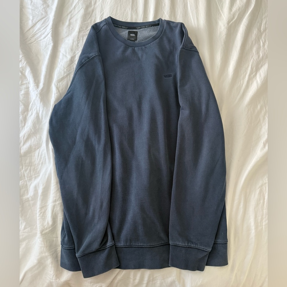 Men's Navy Blue Vans Crewneck Sweater